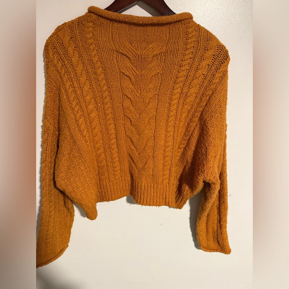 EC! Anthropologie Pilcro Cottagecore Literary Chic On Trend Cable-Knit Sweater - Picture 4 of 4